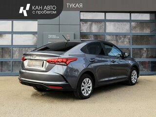 2021 Hyundai Solaris II Рестайлинг, серый, 1390000 рублей, вид 3