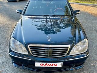 2003 Mercedes-Benz S-Класс 500 IV (W220) Рестайлинг, синий, 1299000 рублей, вид 5