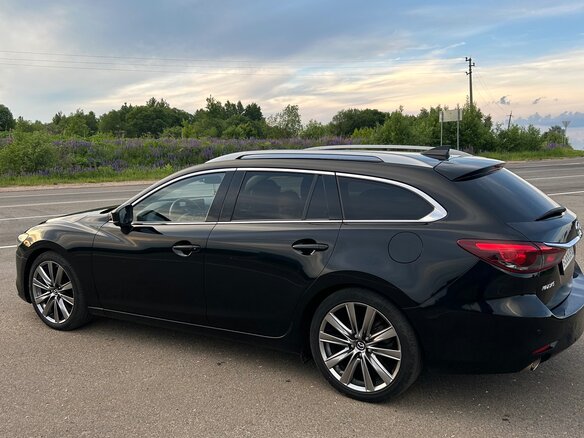 2019 Mazda 6 III (GJ) Рестайлинг 2, чёрный, 2150000 рублей - вид 6