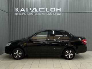 2013 Lada (ВАЗ) Granta I, чёрный, 448000 рублей, вид 5