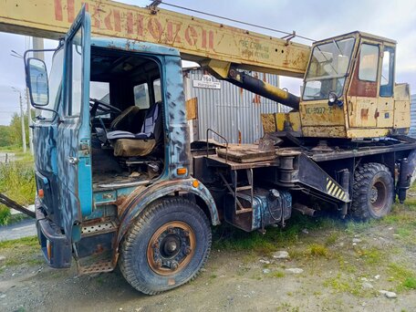 1989 МАЗ Автокраны, жёлтый, 400000 рублей, вид 2