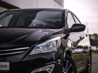 2016 Hyundai Solaris I Рестайлинг, чёрный, 1299777 рублей, вид 2