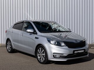 2016 Kia Rio III Рестайлинг, серебристый, 1160000 рублей, вид 1