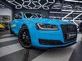 2016 Audi A8 Long III (D4) Рестайлинг, голубой