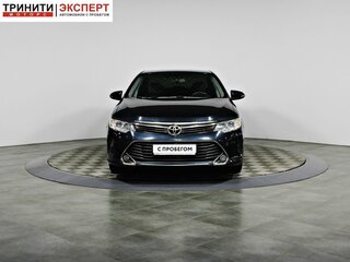 2015 Toyota Camry VII (XV50) Рестайлинг, чёрный, 2257000 рублей, вид 2