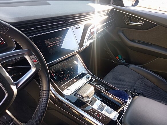 2019 Audi Q8 45 TDI I (4M), чёрный, 6700000 рублей - вид 20
