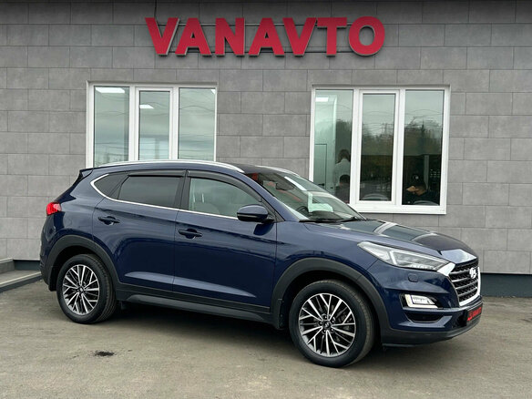2020 Hyundai Tucson III Рестайлинг, синий - вид 3