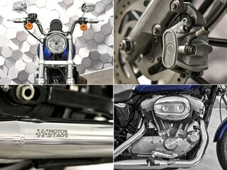 2015 Harley-Davidson Sportster 883, синий, 655555 рублей, вид 5