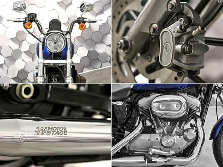 2015 Harley-Davidson Sportster 883, синий, 620000 рублей, вид 5