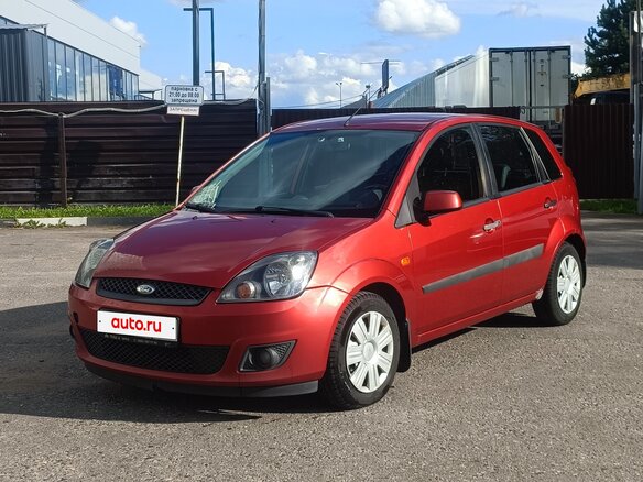 2007 Ford Fiesta Mk5, красный - вид 14