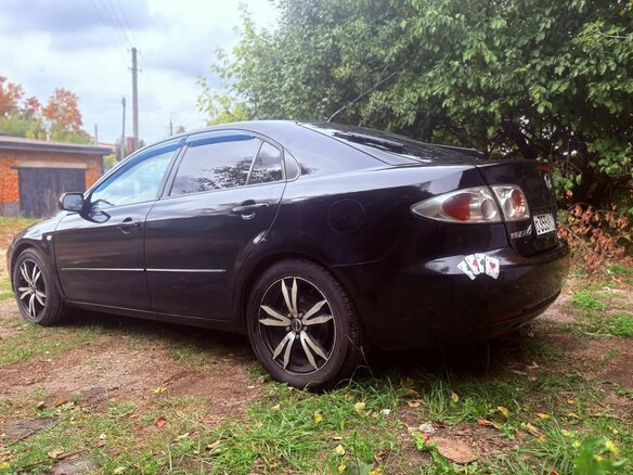 2005 Mazda 6 I (GG) Рестайлинг, чёрный, 275000 рублей - вид 6