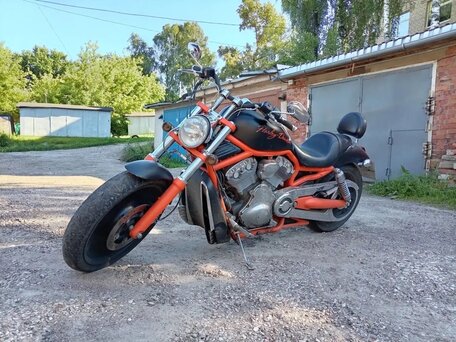2004 Harley-Davidson V-Rod, оранжевый, 650000 рублей, вид 1
