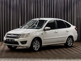 2015 Lada (ВАЗ) Granta I, белый, 635000 рублей, вид 1
