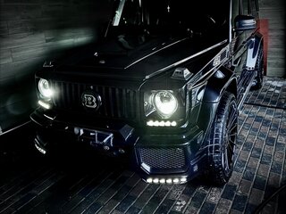 2009 Mercedes-Benz G-Класс 500 II (W463) Рестайлинг 2, чёрный, 4500000 рублей, вид 2
