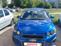2012 Chevrolet Aveo II, синий, 530000 рублей - вид 1