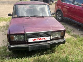 2001 Lada (ВАЗ) 2107, пурпурный, 40000 рублей, вид 1