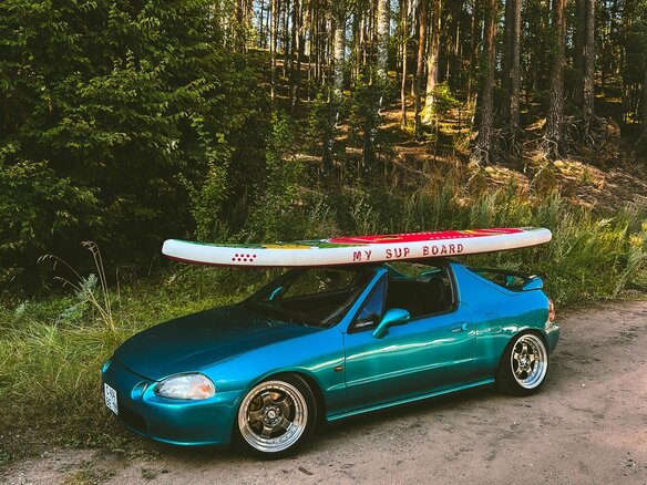 1994 Honda CR-X Civic del Sol III, белый - вид 7