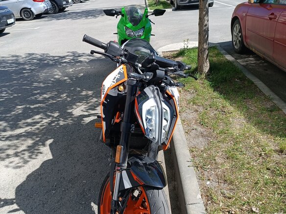 2017 KTM 390 Duke, оранжевый, 450000 рублей - вид 9