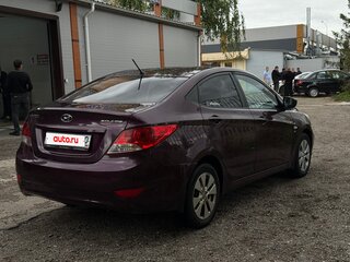 2014 Hyundai Solaris I Рестайлинг, фиолетовый, 539000 рублей, вид 5
