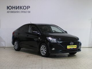 2020 Hyundai Solaris II, чёрный, 1419000 рублей, вид 3