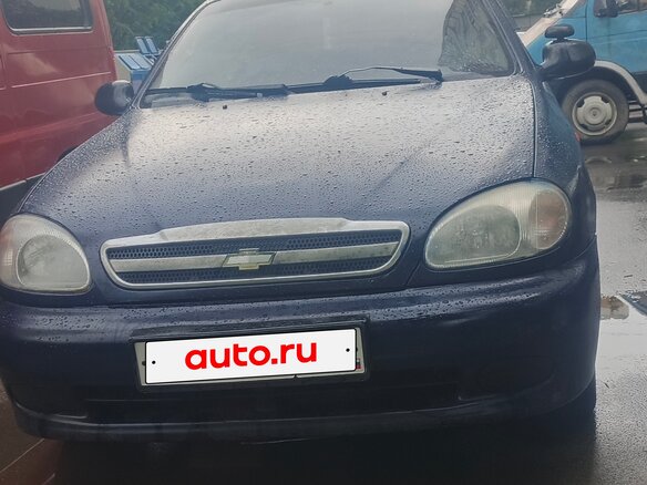2008 Chevrolet Lanos I, синий, 160000 рублей
