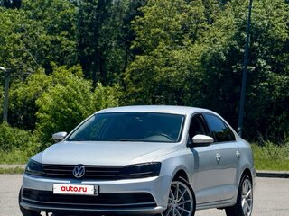2015 Volkswagen Jetta VI Рестайлинг, серебристый, 1050000 рублей, вид 2