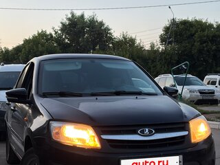 2014 Lada (ВАЗ) Granta I, чёрный, 270000 рублей, вид 1