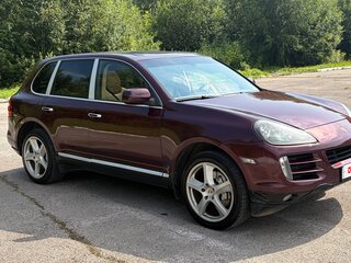 2007 Porsche Cayenne S I Рестайлинг (957), красный, 1300000 рублей, вид 3