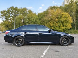 2008 BMW 5 серии 525i V (E60/E61) Рестайлинг, синий, 1580000 рублей, вид 4