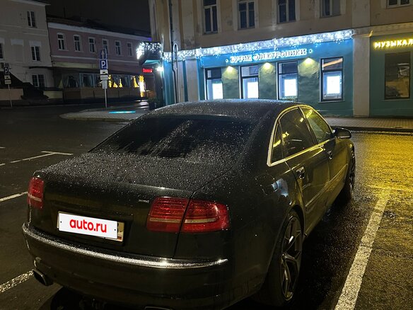 2006 Audi A8 II (D3) Рестайлинг, чёрный - вид 2