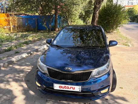 2016 Kia Rio III Рестайлинг, синий, 1020000 рублей, вид 1