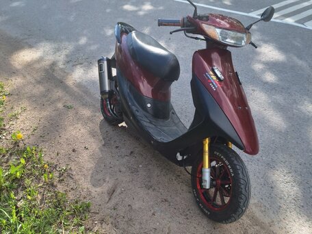 1994 Honda Dio, красный, 65000 рублей, вид 2