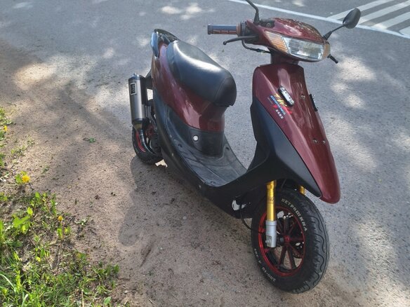 1994 Honda Dio, красный, 65000 рублей - вид 1