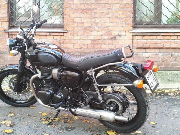 2015 Kawasaki W 800, чёрный, 600000 рублей - вид 2