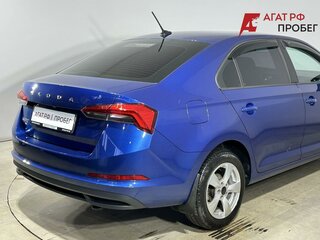 2021 Skoda Rapid II, синий, 1860000 рублей, вид 3