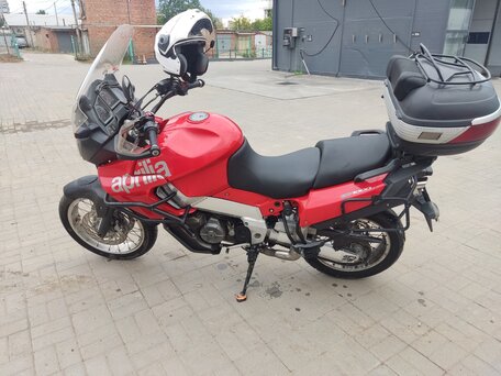 2001 Aprilia ETV 1000 Caponord, красный, 450000 рублей, вид 3