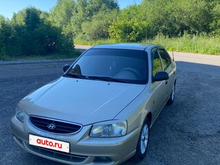 2006 Hyundai Accent ТагАЗ II, бежевый, 200000 рублей, вид 2