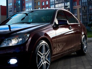 2008 Mercedes-Benz C-Класс 280 III (W204), пурпурный, 1099999 рублей, вид 3