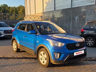 2021 Hyundai Creta I Рестайлинг, синий, 1700000 рублей, вид 3