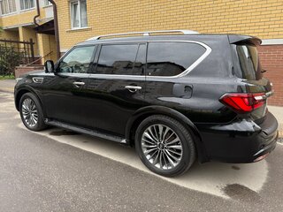 2018 Infiniti QX80 I Рестайлинг 2, чёрный, 4200000 рублей, вид 4