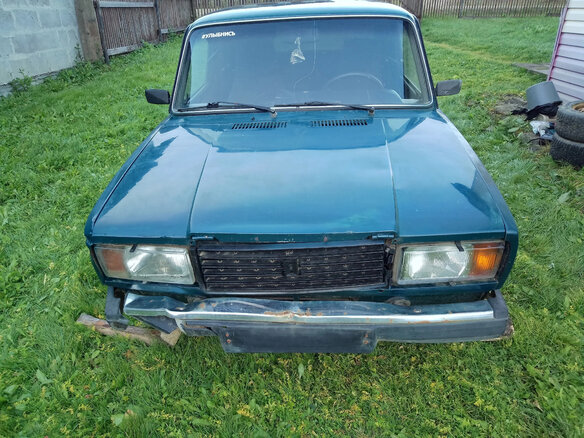 2003 Lada (ВАЗ) 2107, зелёный, 45000 рублей - вид 5