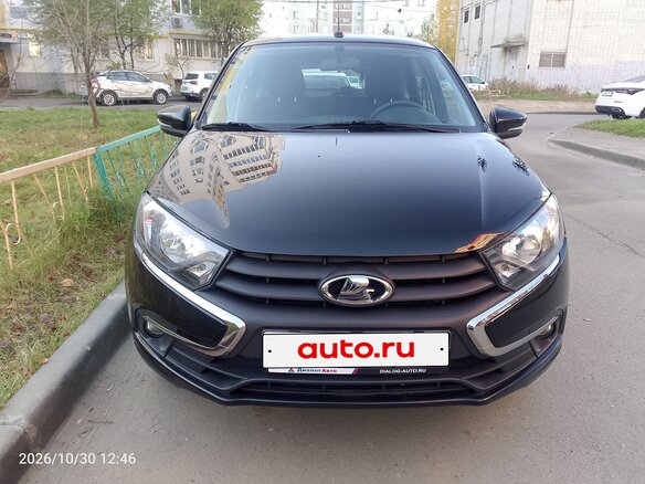 2025 Lada (ВАЗ) Granta I Рестайлинг, чёрный, 1037000 рублей - вид 2