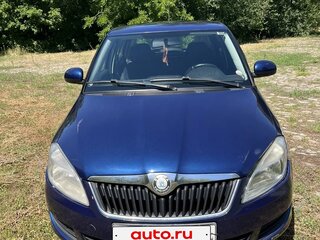2010 Skoda Fabia II Рестайлинг, синий, 520000 рублей, вид 2