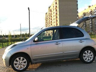 2008 Nissan Micra III (K12), серебристый, 490000 рублей, вид 3