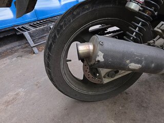 1995 Honda CB 400 Super Four, синий, 290000 рублей, вид 4