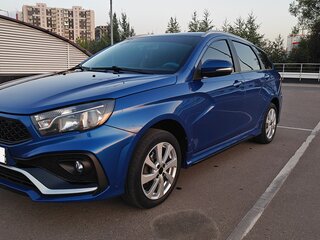 2021 Lada (ВАЗ) Vesta SW I, синий, 1400000 рублей, вид 2