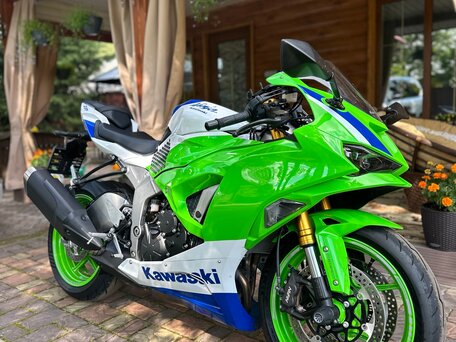 2024 Kawasaki ZX-6R Ninja, зелёный, 1300000 рублей, вид 1