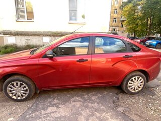 2016 Lada (ВАЗ) Vesta I, красный, 780000 рублей, вид 4