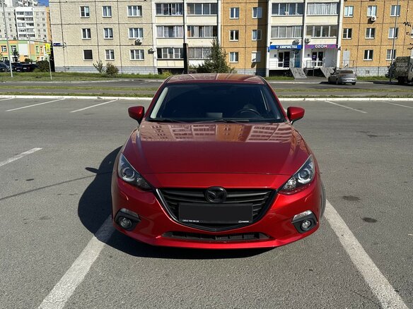 2014 Mazda 3 III (BM), красный, 1350000 рублей