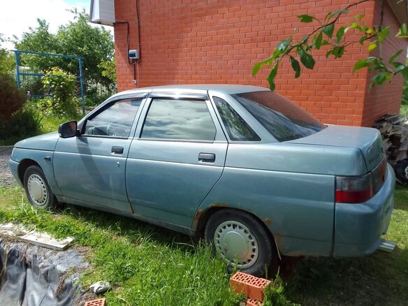 2002 Lada (ВАЗ) 2110, голубой, 150000 рублей - вид 3